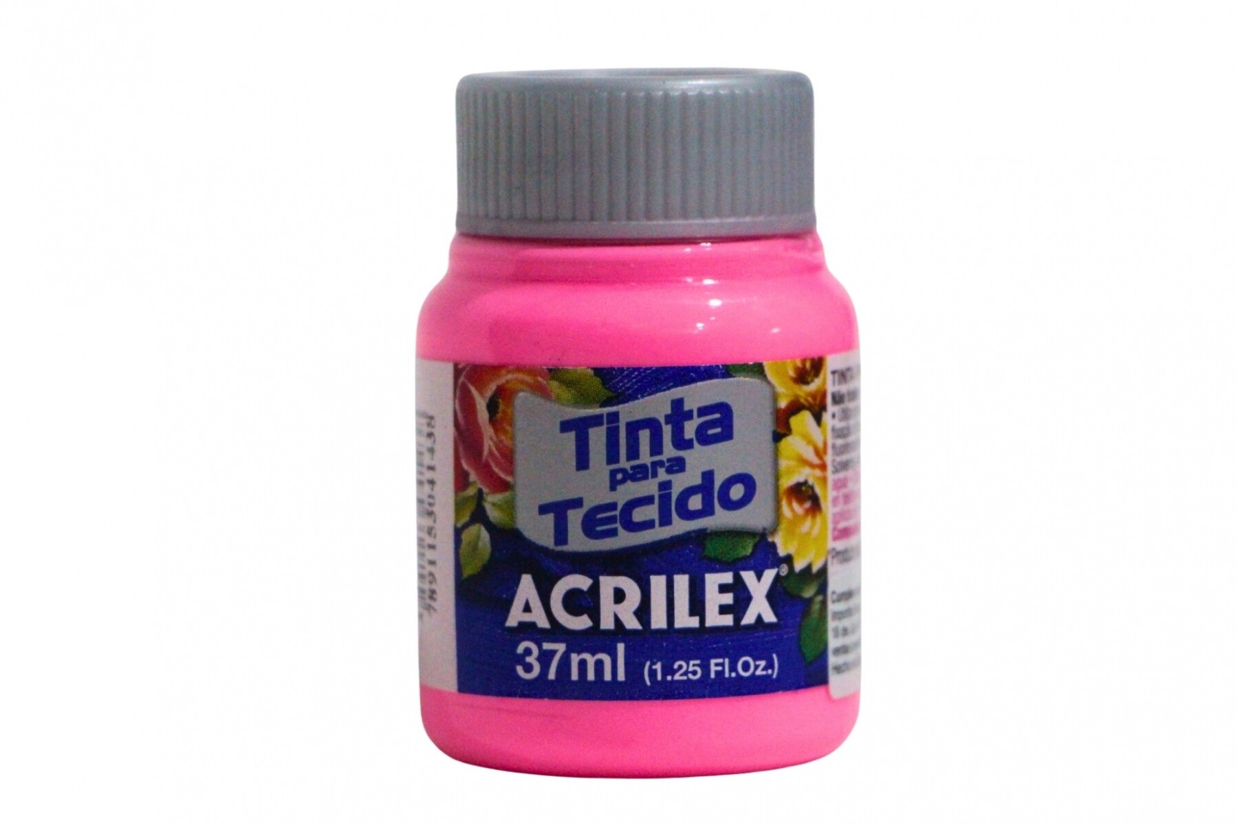 PINTURA PARA TELA 37 ML ACRILEX COLOR ROSA 537 