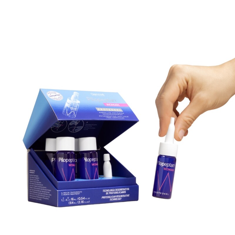 Ampollas Anticaída Pilopeptan Woman Proteokel 4 Uds. Ampollas Anticaída Pilopeptan Woman Proteokel 4 Uds.