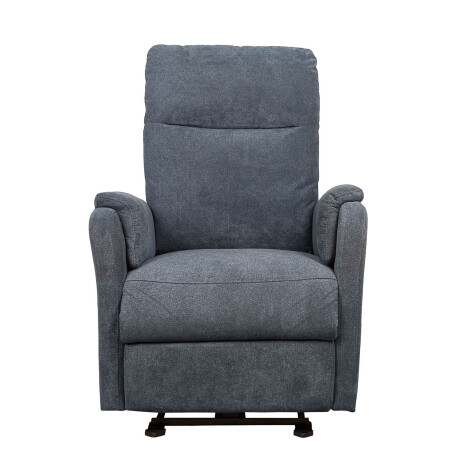 SOFÁ RECLINABLE ELÉTRICO 1 CUERPO TELA GRIS HOMERO