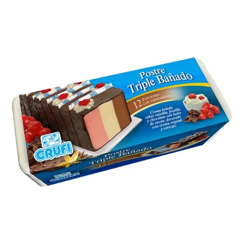 Postre Triple Bañado Crufi 1.2Kg Postre Triple Bañado Crufi 1.2Kg