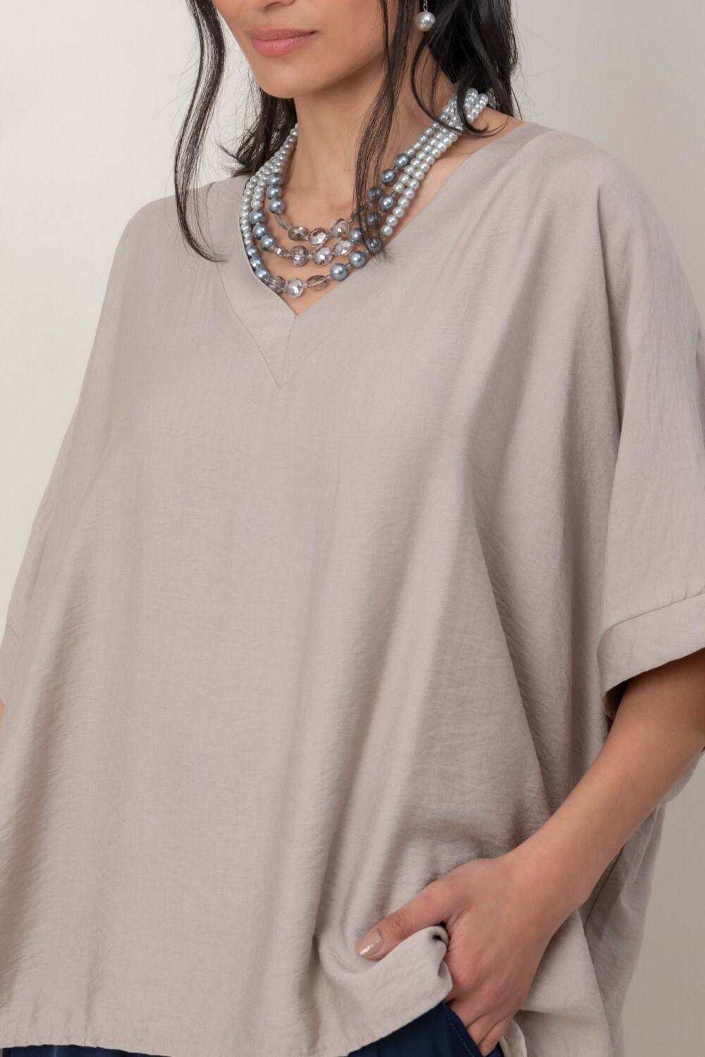 BLUSA EDEN Visón