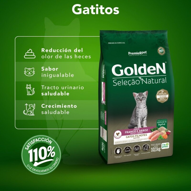 GOLDEN NATURAL GATITOS 10.1 KGS GOLDEN NATURAL GATITOS 10.1 KGS