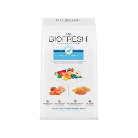 BIOFRESH PERRO FILHOTE RAZ. MED 3 KG POLLO Biofresh Perro Filhote Raz. Med 3 Kg Pollo
