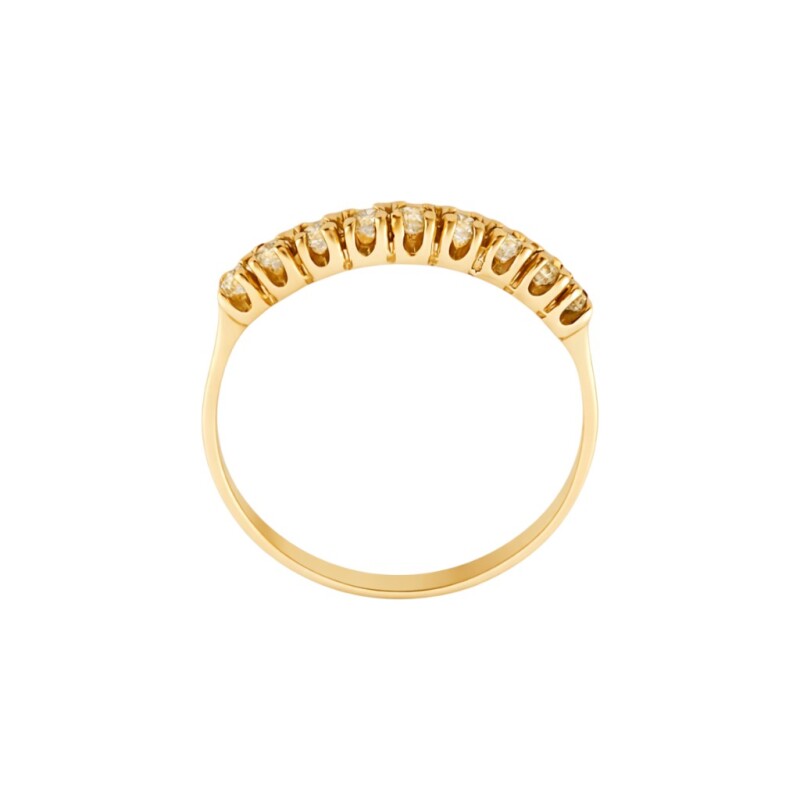 Anillo-Oro bajo-Piedra zirconia-AN8014 conpiedra