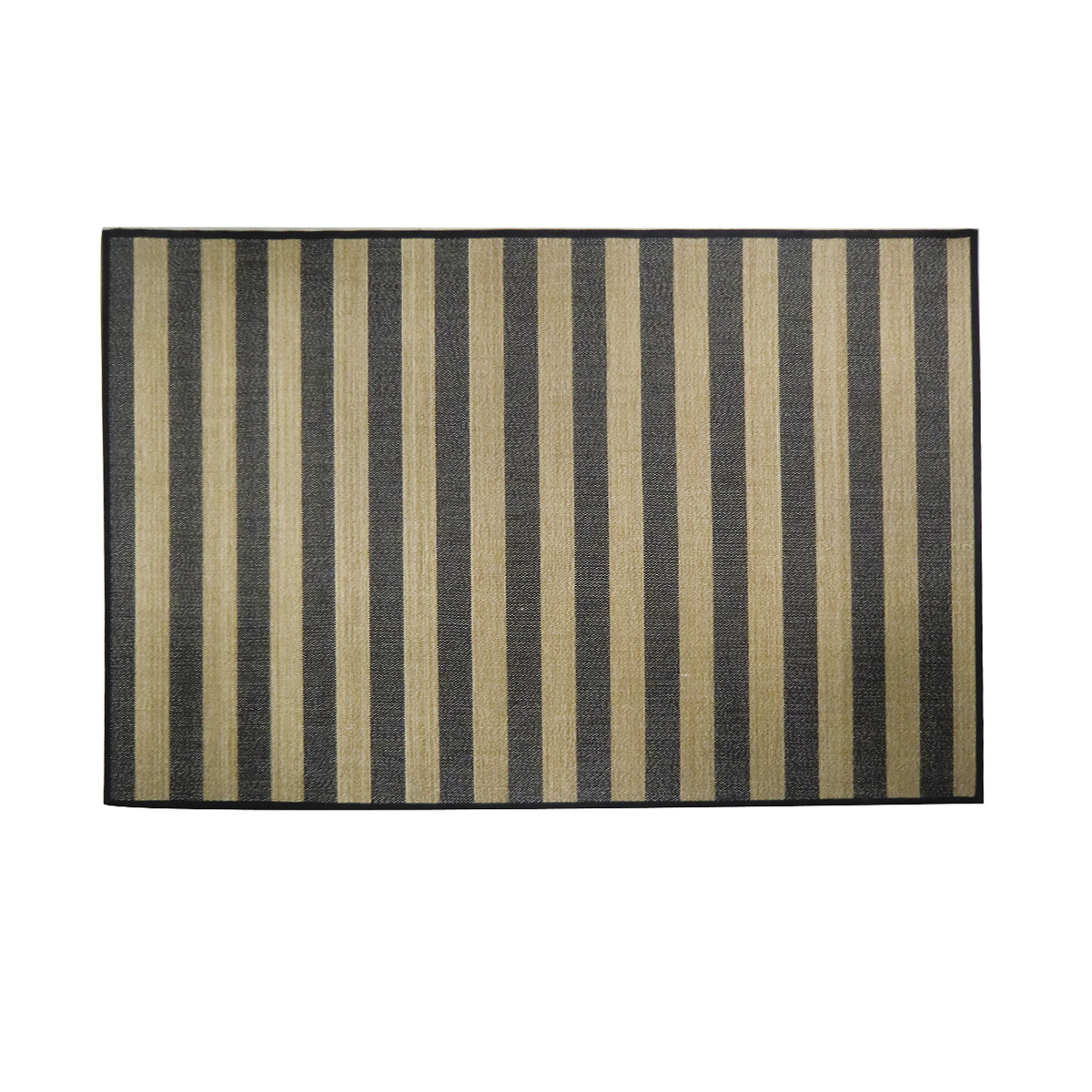 Alfombra de Bambú 120cm x 180cm - BEIGE/CHOCOLATE 