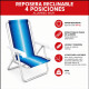 Set x2 Silla reclinable 4 posiciones aluminio AZUL