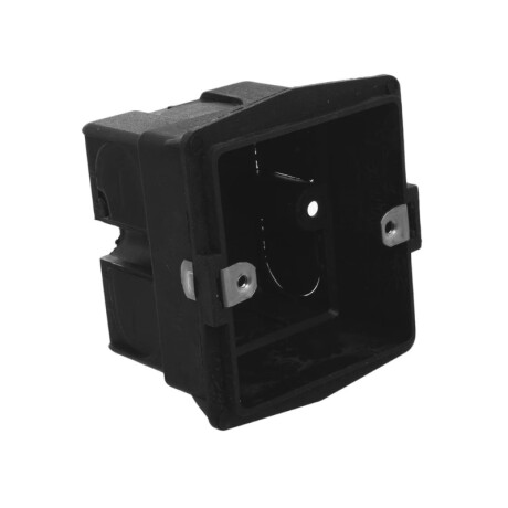 CAJA HONDA 1 MODULO Caja Honda 1 Módulo con Grampa Metálica Negra