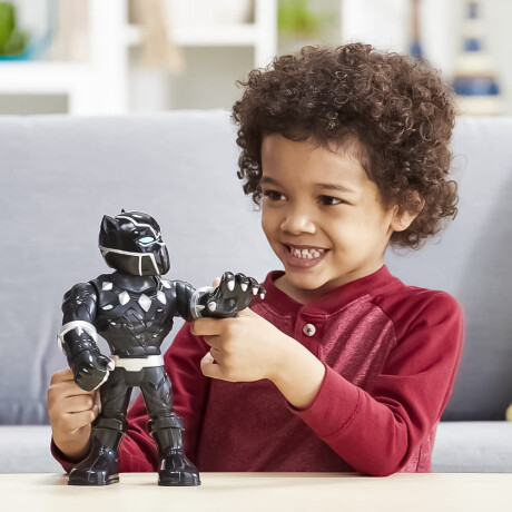 Figura Marvel Mega Iron Man Pantera Negra Hasbro 25cm Black Panther