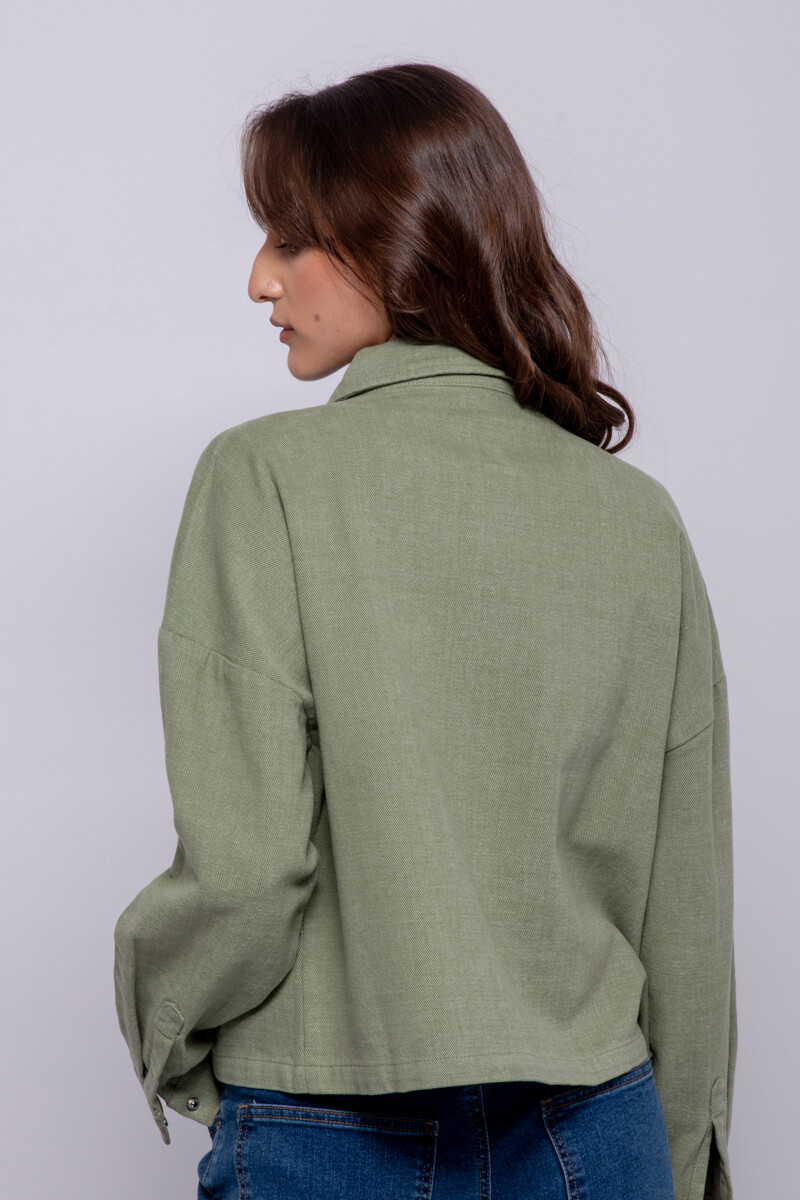 SOBRECAMISA LAINE Verde Militar