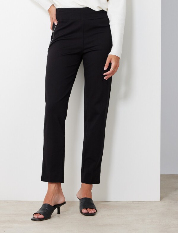 Pantalon Zips NEGRO