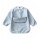 Babero Delantal Impermeable c/ Manga Larga y Bolsillo Bebés Celeste