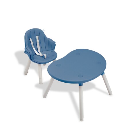 Silla de comer Bebesit Baby Desk 3 en 1 Azul