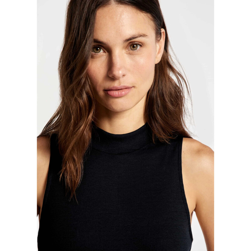 CAMISETA REGATA FEM PRETO ESCURO