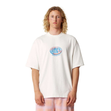 Remera Critical Slide Buzzed Blanco