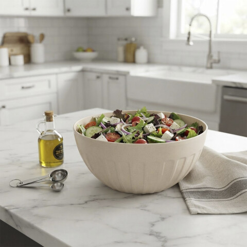 Bowl Plástico Rio 2.1 L BEIGE