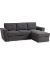 Sofá cama chaise longue VELJBY gris osc Sofá cama chaise longue VELJBY gris osc