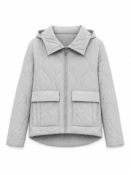 CAMPERA AURELA GRIS CLARO