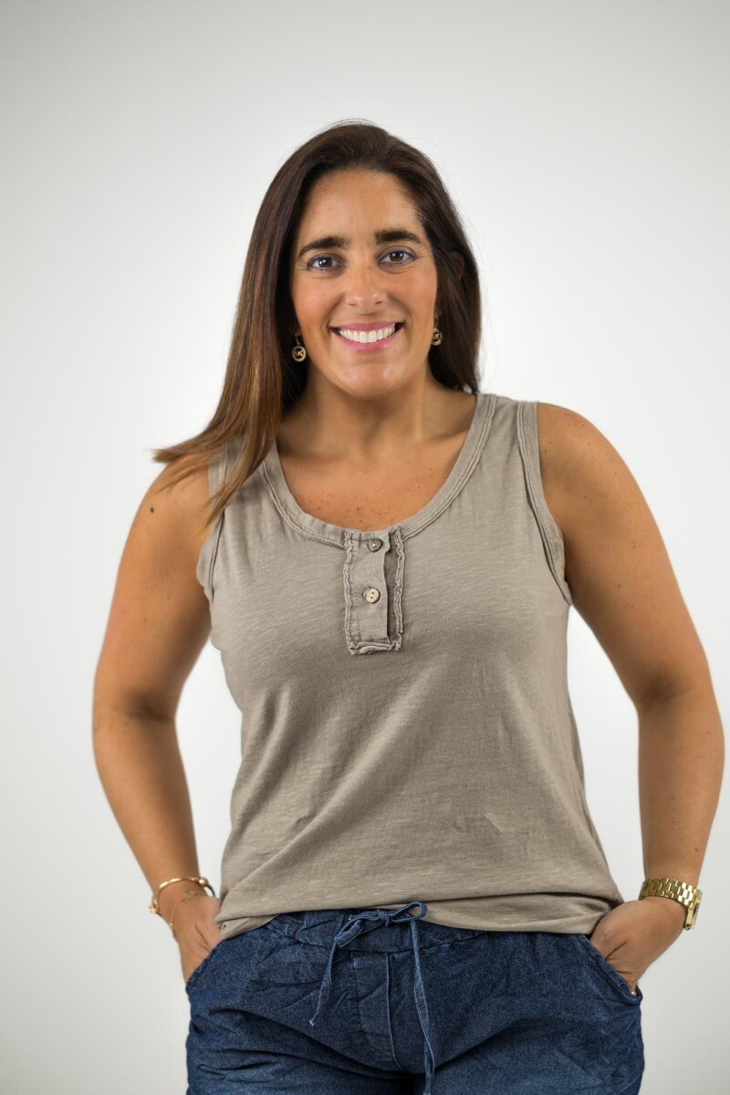 Musculosa básica de algodón - VISON 