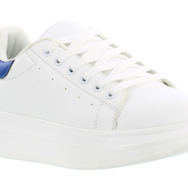 Championes de Hombre N+ acordonado ORIA Blanco - Azul Oscuro