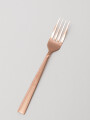 Tenedor De Postre Asher Set 4 Un. Rose Gold Color Unico