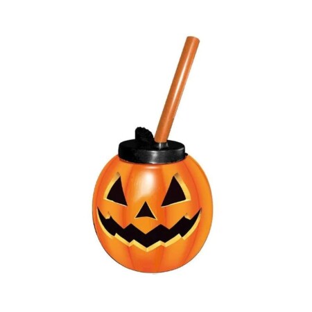 VASO REDONDO HALLOWEEN CARA 0,3 LT Sin color