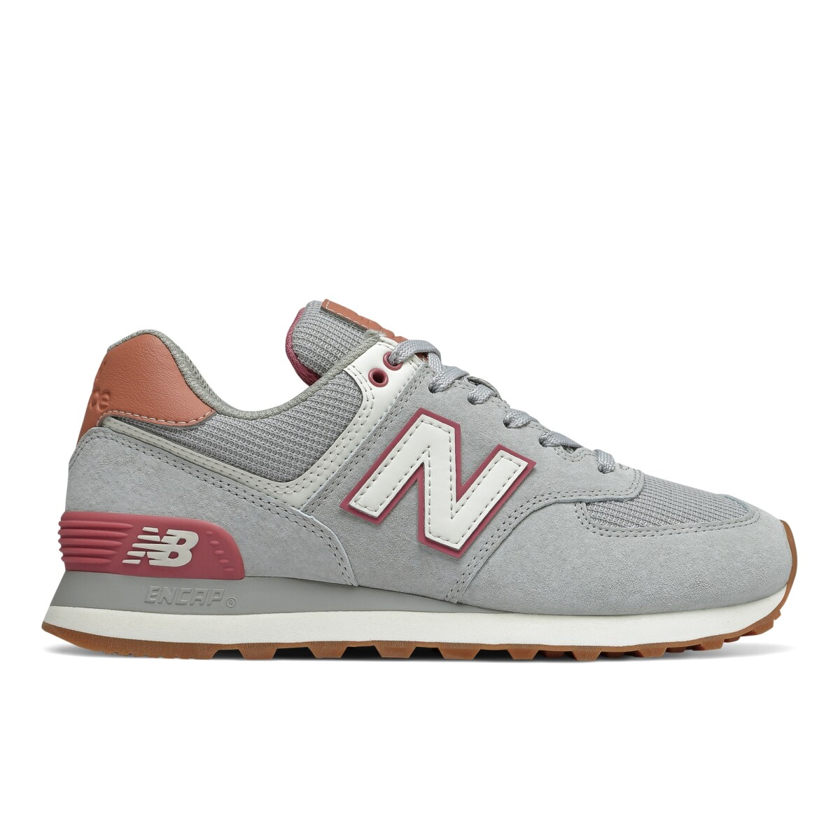 Championes New Balance de Dama - WL574BCZ - GREY/PINK 