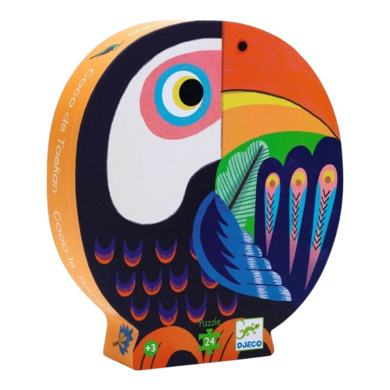 Puzzle Silueta Coco el Tucán Djeco Puzzle Silueta Coco el Tucán Djeco
