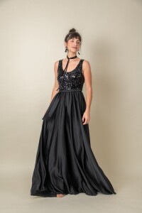 VESTIDO LOTO Negro