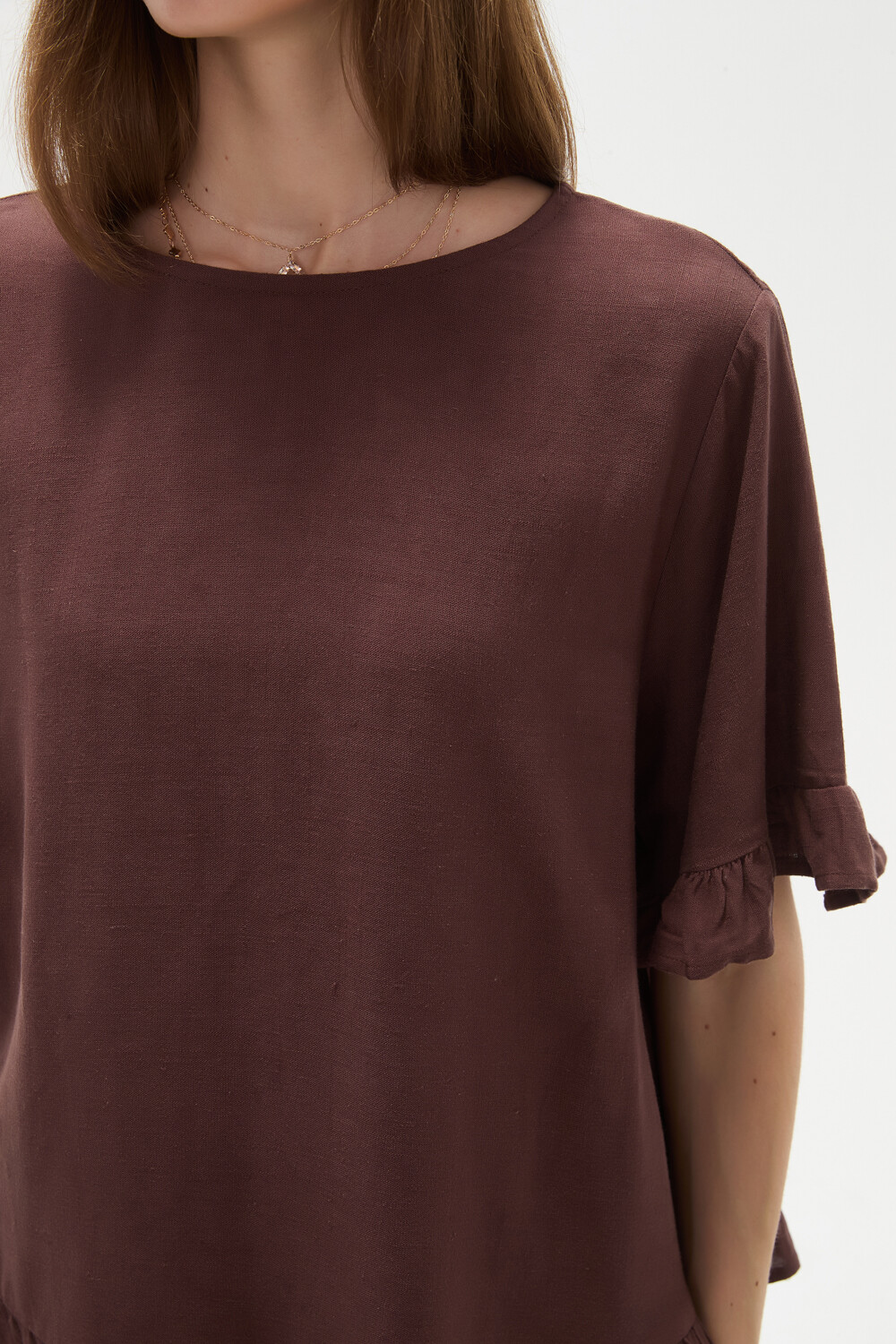 Blusa Abbas Chocolate