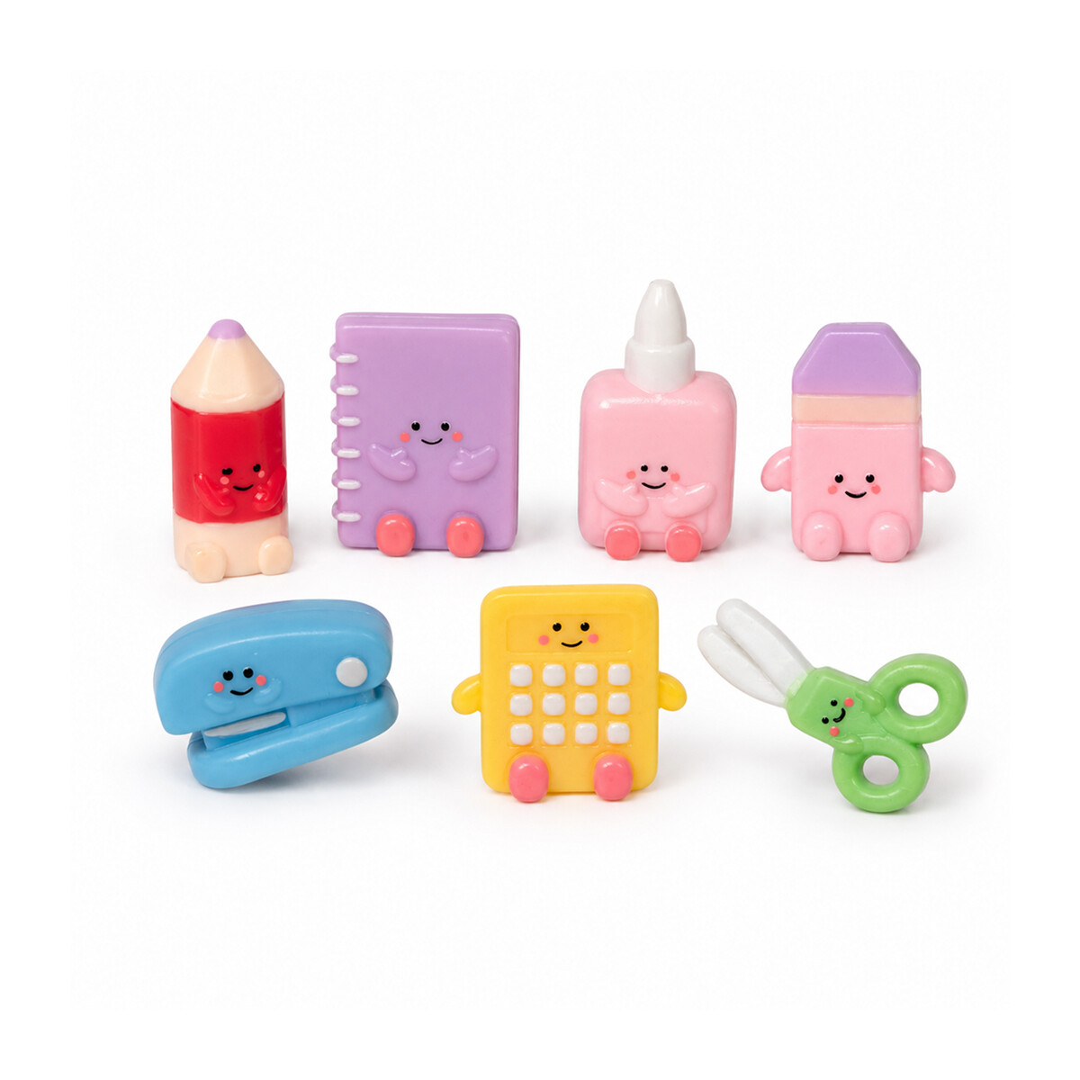 Combo 7 Mini Squishys Utiles 