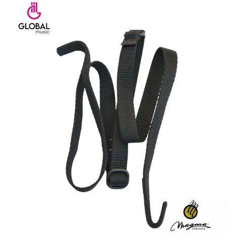 Correa Ukelele Magma Polyester Negra Doble 07MSU01D. Correa Ukelele Magma Polyester Negra Doble 07MSU01D.