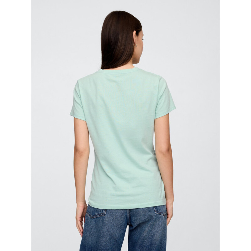 V-GAP SS CLSC TEE AQUA GLASS