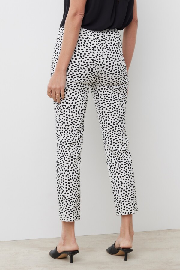 Pantalon Dots BLANCO/NEGRO