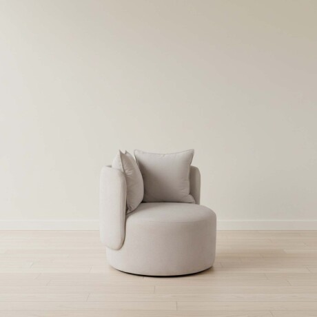 BUTACA 1 CUERPO TELA NATURAL-BEIGE LUNA NATURAL