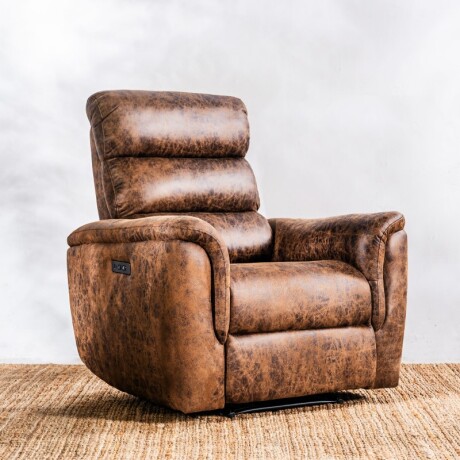 Sillón Reclinable 1 Cuerpo Benson Choco Chocolate