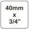 Abrazadera Montura Caño 40 x 3/4"