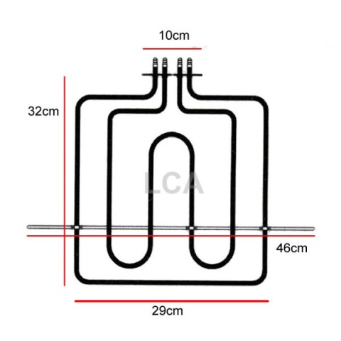 Resistencia Doble Horno James Ariston 750+1500 W Resistencia Doble Horno James Ariston 750+1500 W