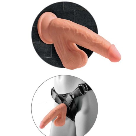 Realístico King Cock Plus Triple Density Cock with Swinging Balls Realístico King Cock Plus Triple Density Cock with Swinging Balls