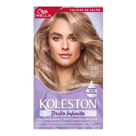 Tinta Koleston Kit N° 818 Rubio Claro Perla Tinta Koleston Kit N° 818 Rubio Claro Perla