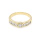 Anillo en oro 18k amarillo y brillantes Anillo en oro 18k amarillo y brillantes