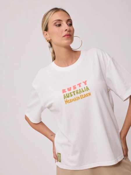 T-SHIRT RUSTY TAKILA BLANCO