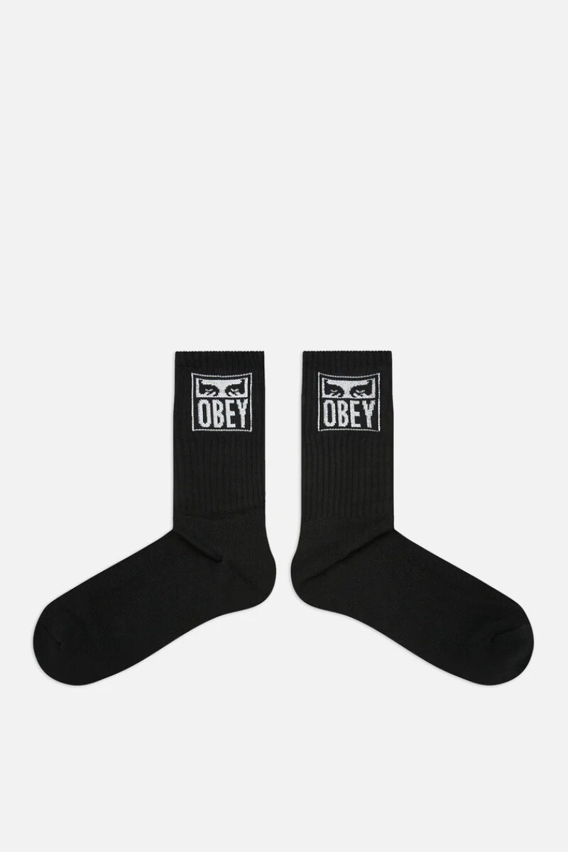 OBEY EYES ICON SOCKS Negro