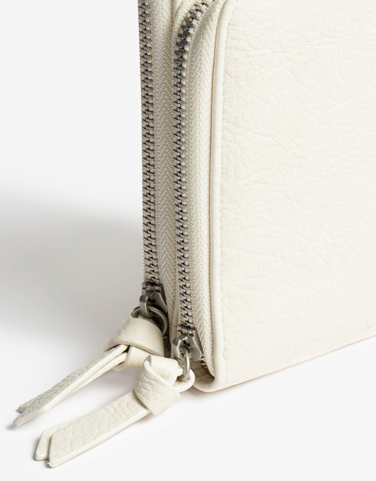 Ficheros Billetera Fichero Portacelular - Blanco Crudo