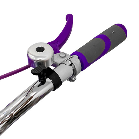 Bicicleta Plegable Paseo Rod 20 Dama Niña Accesorios Violeta