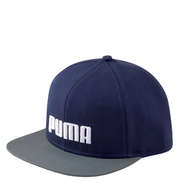 Gorro Puma Flatbrim Azul Marino - Gris