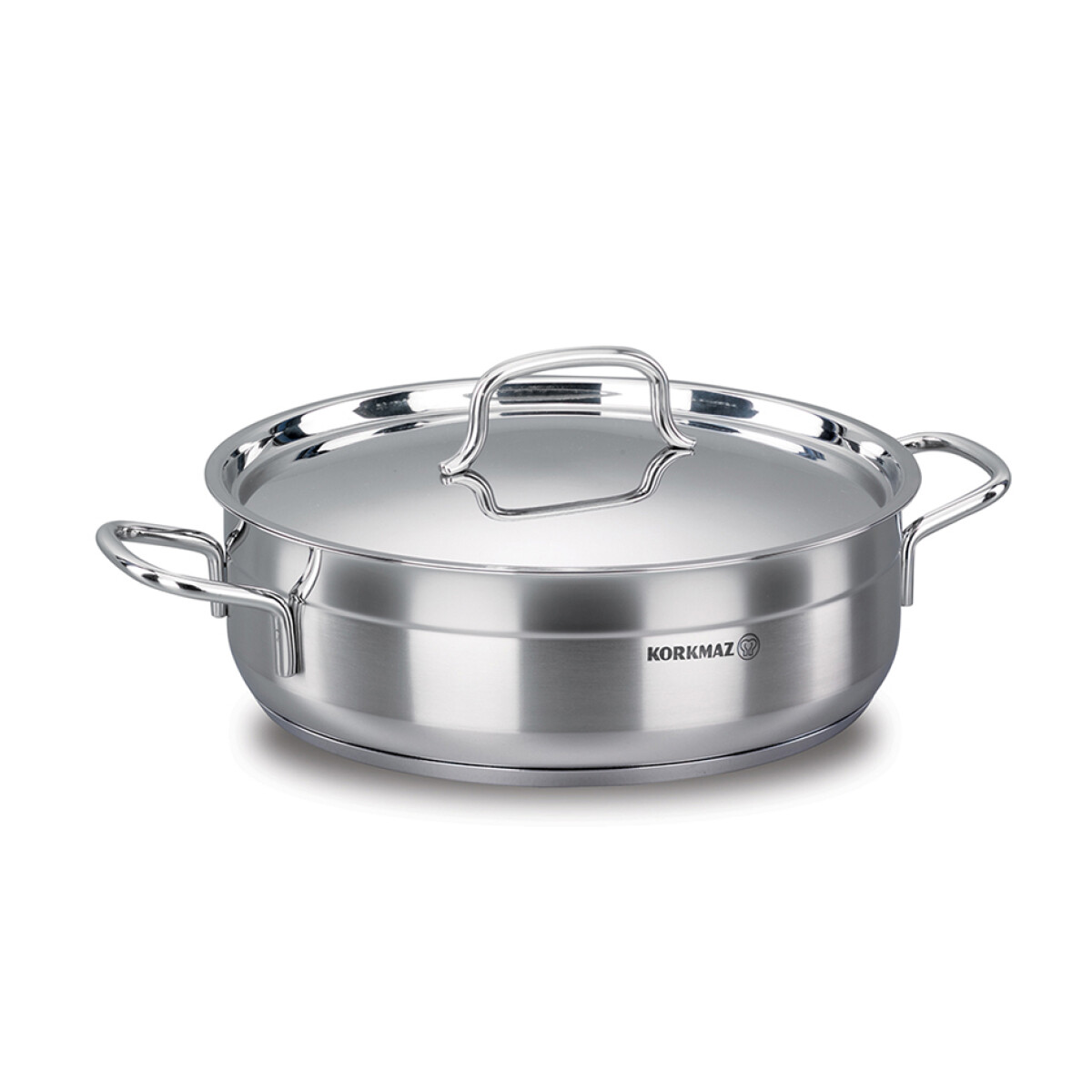 OLLA 5.5LTS AC. INOX C/TAPA ALFA KORKMAZ. 28X9CM 