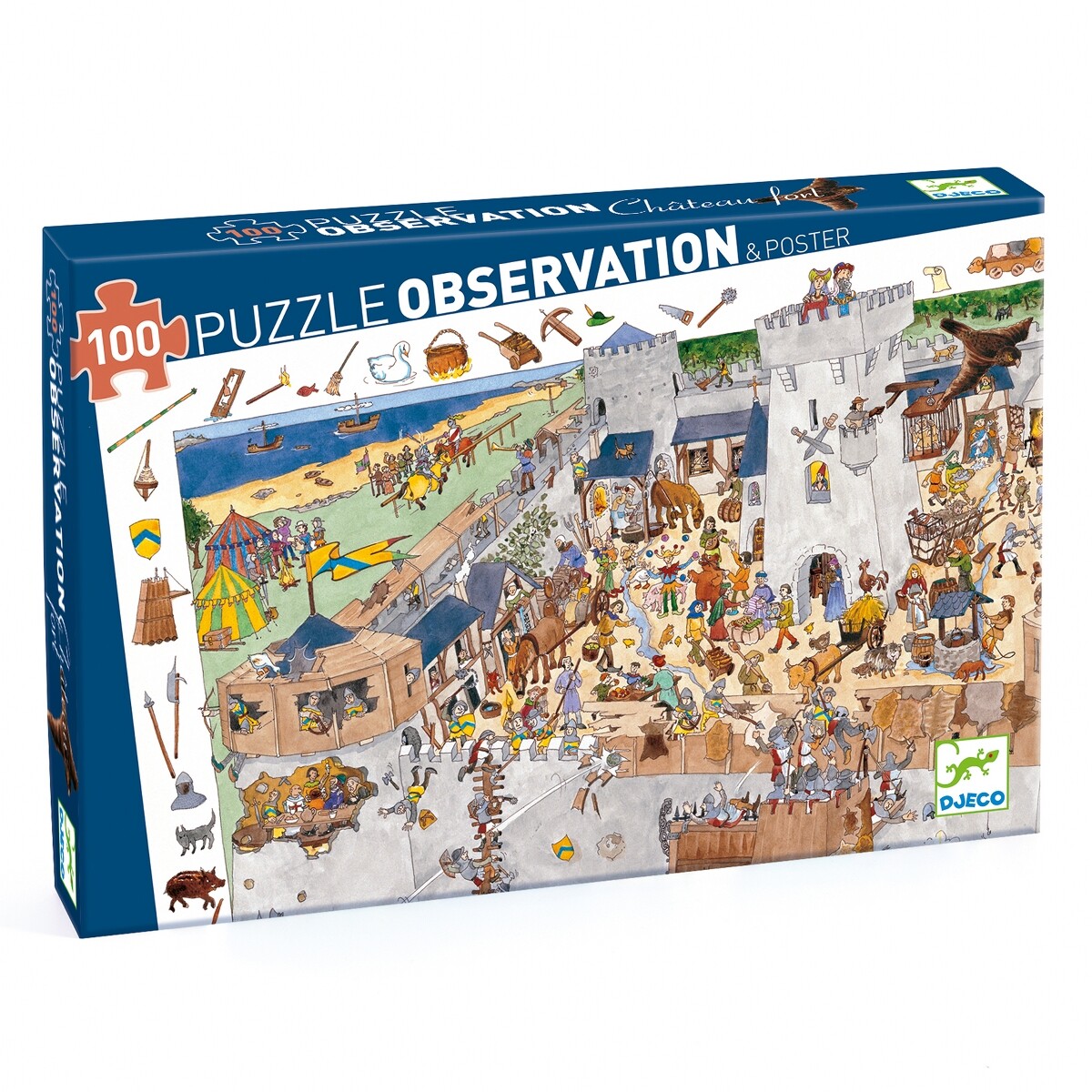 Puzzle Observation Castillos 100 Piezas 