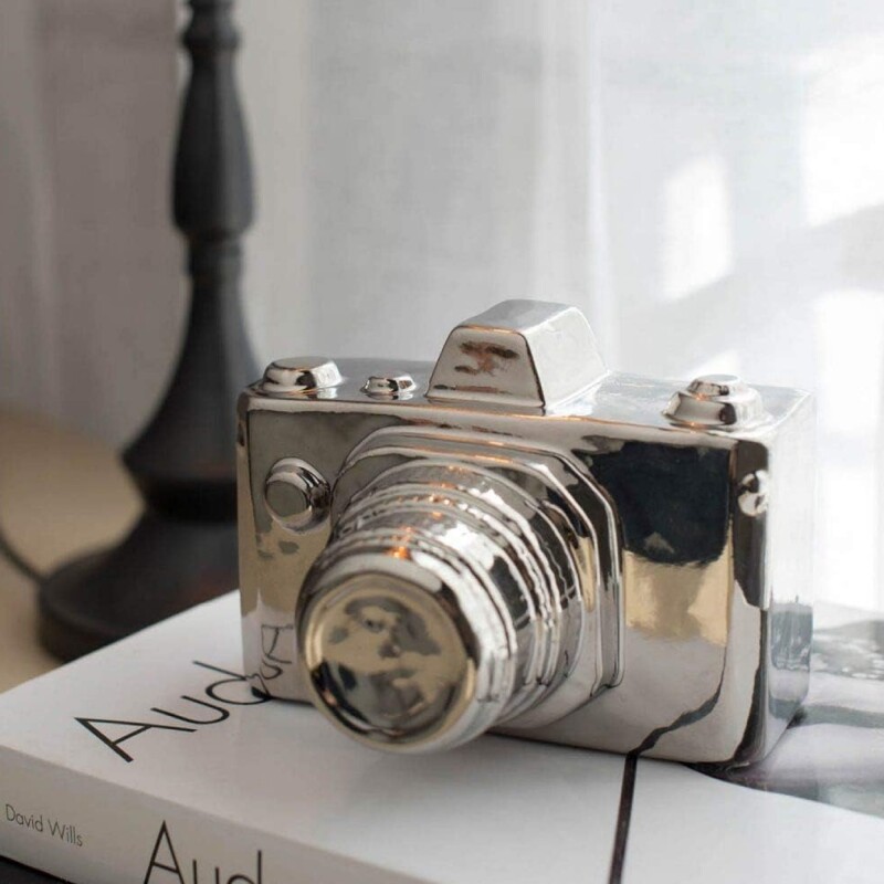 CAMARA DECORATIVA 15x13x11CM PLATA CAMARA DECORATIVA 15x13x11CM PLATA