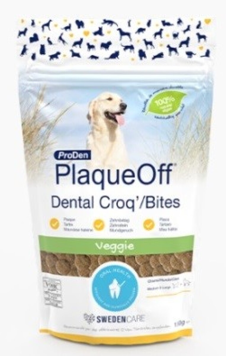 PLAQUEOFF SNACK RAZA MED Y GDE 150 GR 