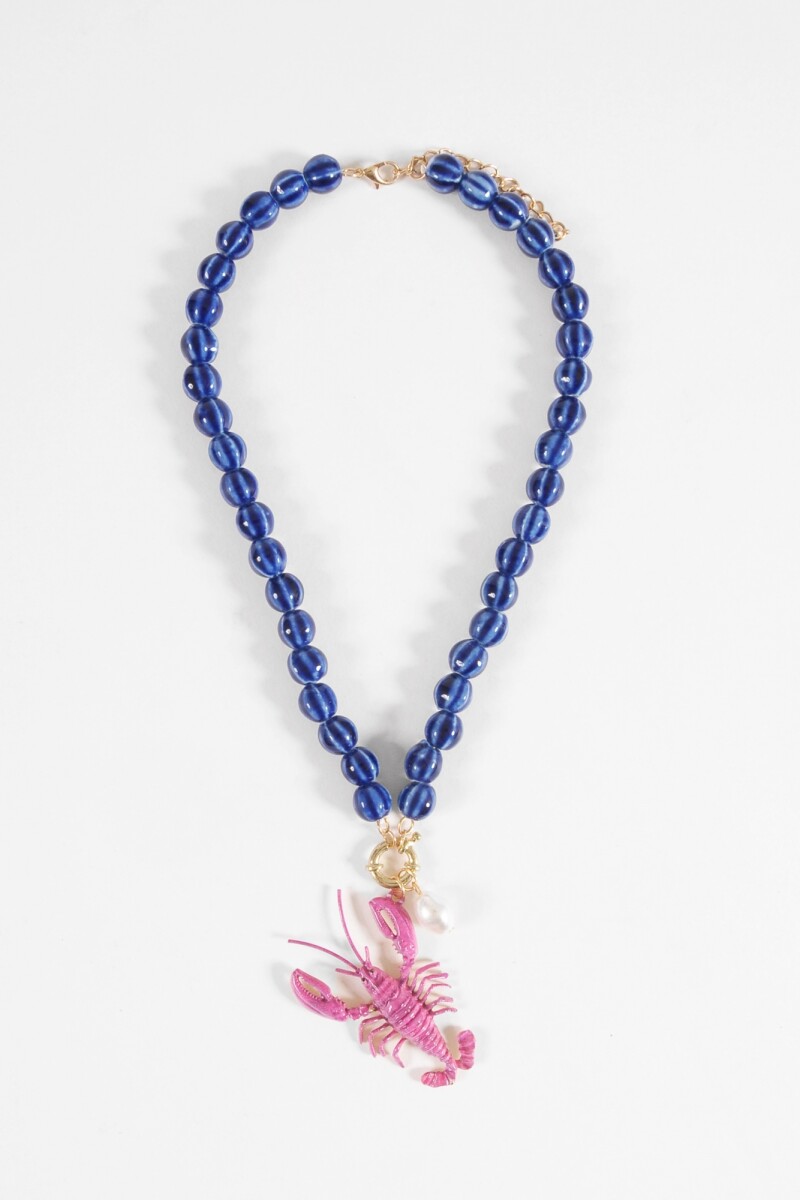 Collar cuentas dije langosta multicolor